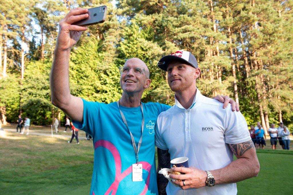 Rob Stewart with Ben Stokes